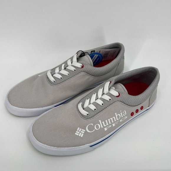Columbia Mens PFG Terminal Tackle Lace-up Shoes sz 9 Athletic Sneaker Gray NWT - Picture 2 of 8